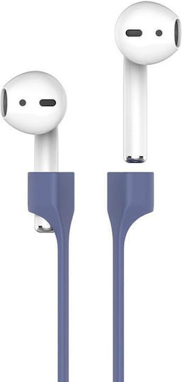 AHAstyle Μagnetic Anti-Lost Strap σε Μπλε χρώμα για Apple AirPods