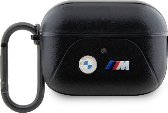 Husă Bmw Bmap222pvtk Airpods Pro 2 2022/2023 Negru Linie Curbată Neagră