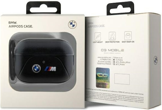 Husă Bmw Bmap222pvtk Airpods Pro 2 2022/2023 Negru Linie Curbată Neagră