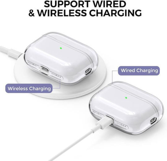 AHAstyle WG94 Θήκη Πλαστική σε Διάφανο χρώμα για Apple AirPods Pro 2