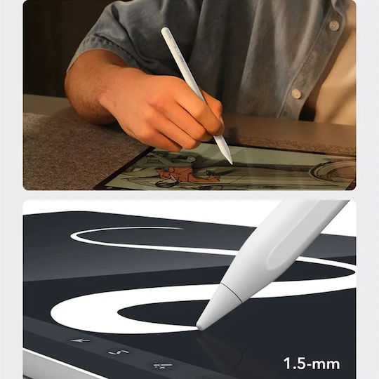 ESR Stylus Pen Digital mit Palm Rejection für iPad in Weiß Farbe