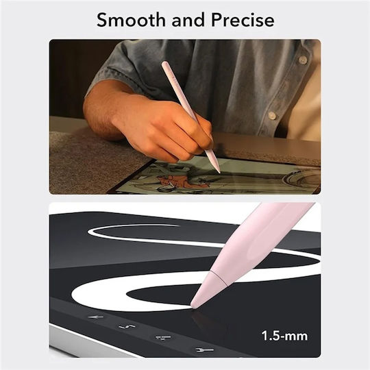 ESR Digital Pencil Стилус Пен за iPad в Розов цвят