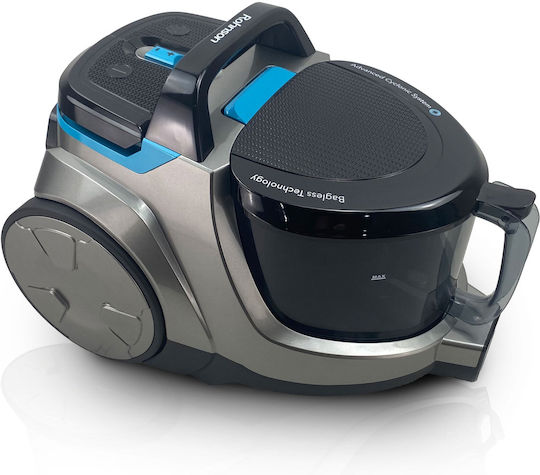 Rohnson R-1245 Ηλεκτρική Σκούπα 800W με Κάδο 3lt Μαύρη
