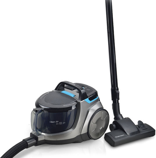 Rohnson R-1245 Ηλεκτρική Σκούπα 800W με Κάδο 3lt Μαύρη