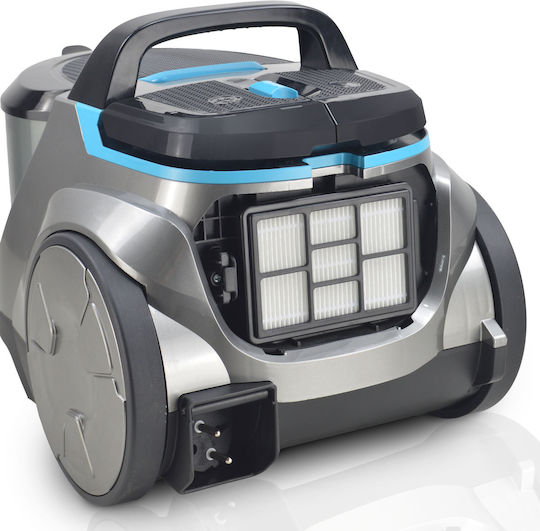 Rohnson R-1245 Ηλεκτρική Σκούπα 800W με Κάδο 3lt Μαύρη