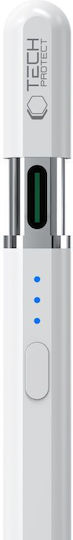 Tech-Protect Digital Touch Stylus for iPad Pro / iPad Air / iPad Mini 6 in White color