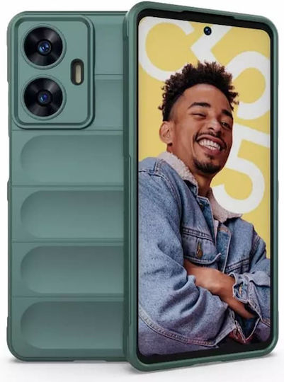 Techsuit Magic Umschlag Rückseite Silikon Grün (Samsung Galaxy A36 5G, Samsung Galaxy A56 5G)