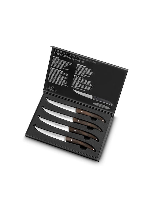 Steakfiletmesser 4 Stück 12cm Edelstahl L'occitan Sabatier 901080 00030119