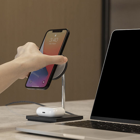 Native Union Φορτιστής Magsafe και Καλώδιο USB-C Γκρι (Snap 2-in-1)