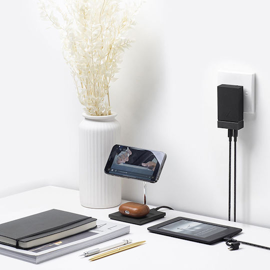 Native Union Φορτιστής Magsafe και Καλώδιο USB-C Γκρι (Snap 2-in-1)
