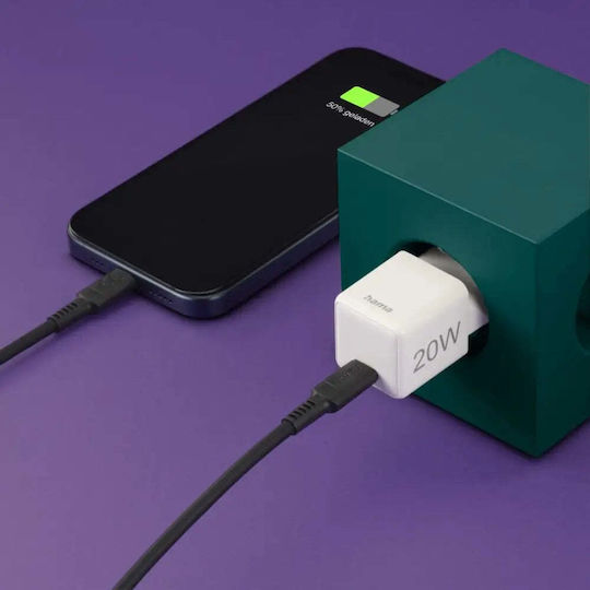 HAMA Charger Without Cable with USB-C Port 20W Power Delivery Whites (00201980)