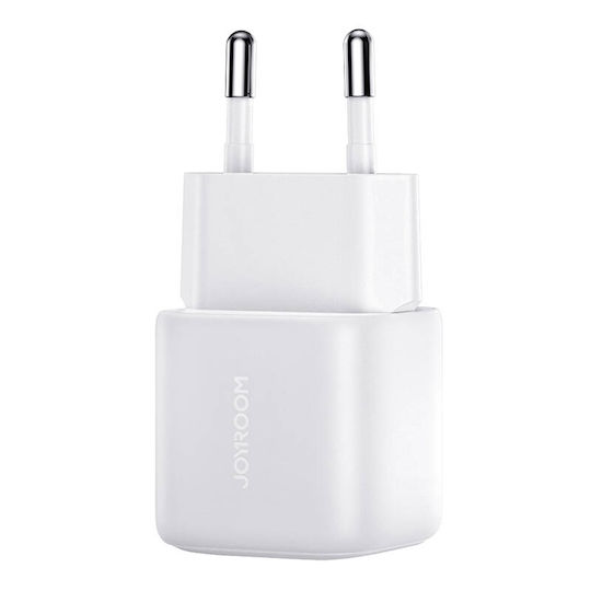Joyroom Charger Without Cable GaN with USB-C Port 20W Power Delivery Whites (JR-TCG08)