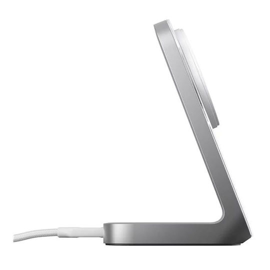 Nomad Φορτιστής Magsafe 15W Ασημί (Stand One 2nd Gen)