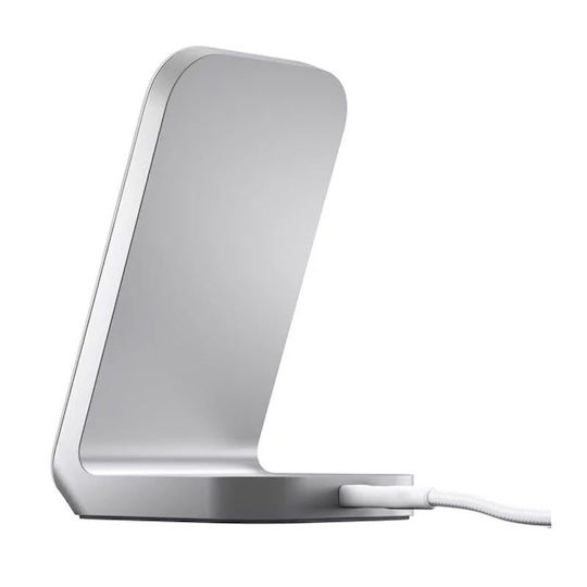 Nomad Φορτιστής Magsafe 15W Ασημί (Stand One 2nd Gen)