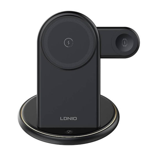 Ldnio Wireless Charger (Qi Pad) 25.5W Power Delivery Blacks (WL02)