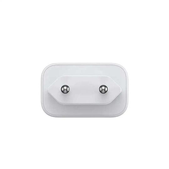 Joyroom Charger with USB-C Port and Cable USB-C - USB-C 30W Power Delivery Whites (JR-TCF24)