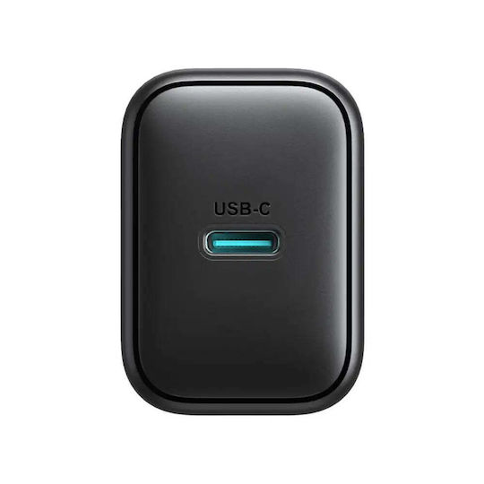 Joyroom Charger Without Cable with USB-C Port 25W Power Delivery Blacks (JR-TCF23)