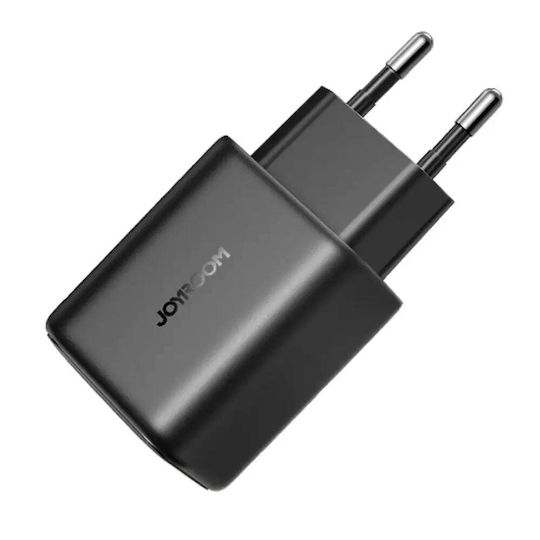 Joyroom Charger Without Cable with USB-C Port 25W Power Delivery Blacks (JR-TCF23)