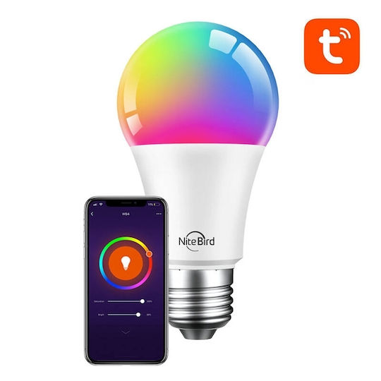 Gosund Bec Smart LED 8W pentru Dulie E27 și Formă A19 RGB 800lm Reglabil în intensitate