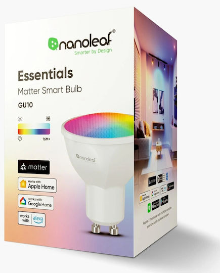 Nanoleaf Smart Bulb LED 5W for Socket GU10 Adjustable White 400lm