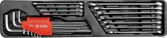 Yato Multi-Compartment Suitcase with 62 Tools