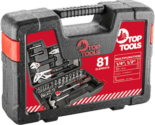 Top Tools Tool Case with 81 Tools