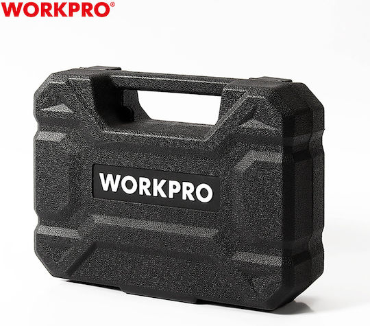 WorkPro Werkzeugkoffer mit 8 Werkzeugen