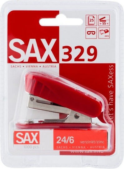 Sax Mini Συρραπτικό Χειρός Κόκκινο