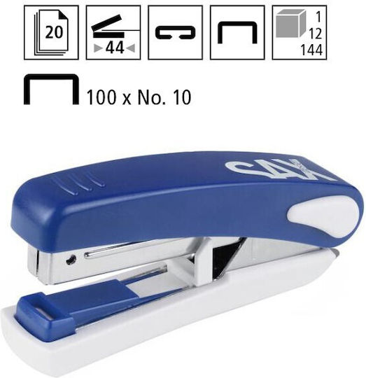 Sax Hand Stapler Blue