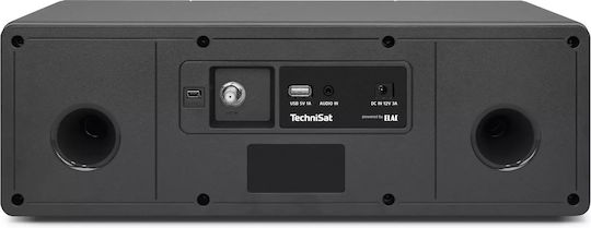 Technisat DigitRadio 4 IR Επιτραπέζιο Ραδιόφωνο Ρεύματος DAB+ με Bluetooth και USB Μαύρο