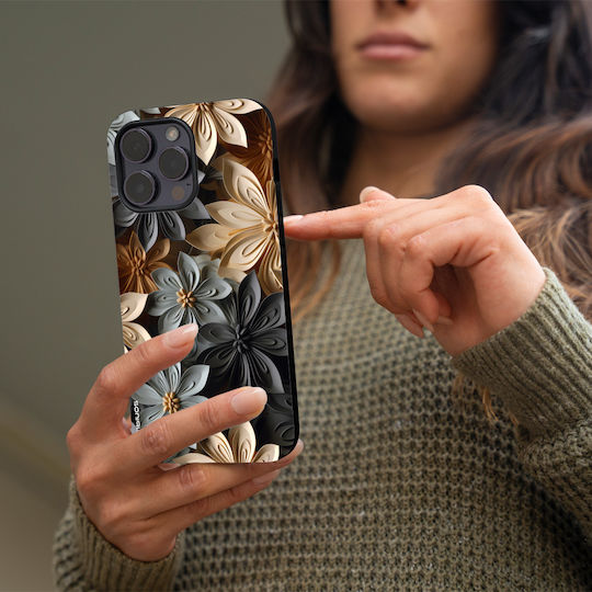 Калъф Sonique 3D Flower Series за Realme C61 4G Realme C63 4G Сив