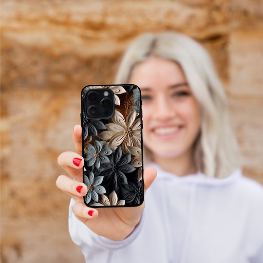 Sonique 3D-Blumenserie Hülle für Realme Note 60 4G Grau