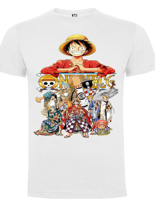 One Piece Anime-Charaktere in traditioneller Kleidung T-Shirt