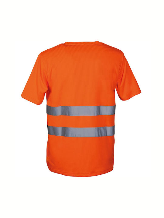 Cofra View T-Shirt Εργασίας με Ανακλαστικές Ταινίες