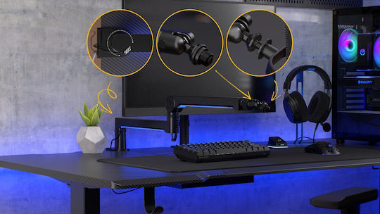 Endorfy Broadcast Low Profile Rgb Microphone Arm Head Weight 2 Kg