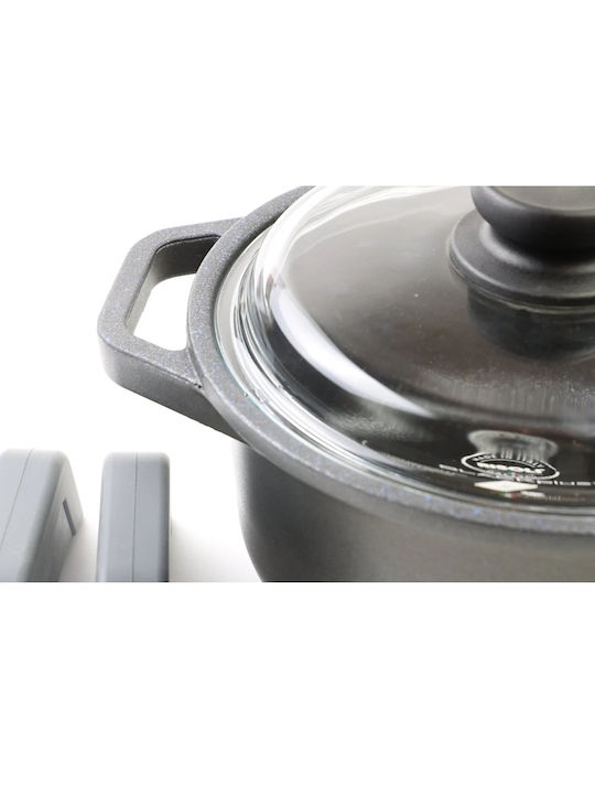 Risoli Deep Pot made of Cast Aluminum 6lt / 24cm