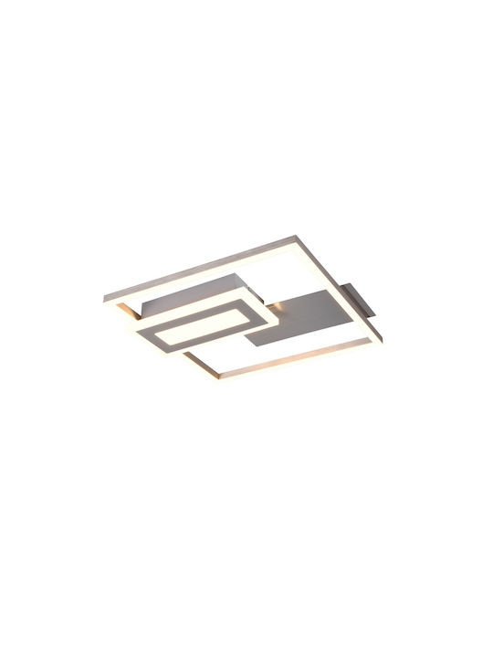 Trio Lighting Deckenleuchte Silber mit Integrierter LED