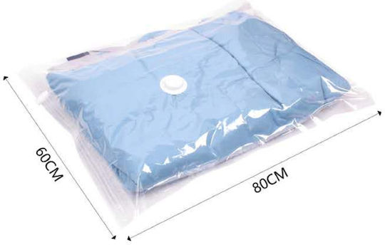 Cintape Plastic Sac de Depozitare pentru Haine Etanș și cu Vid 60x80cm 1buc