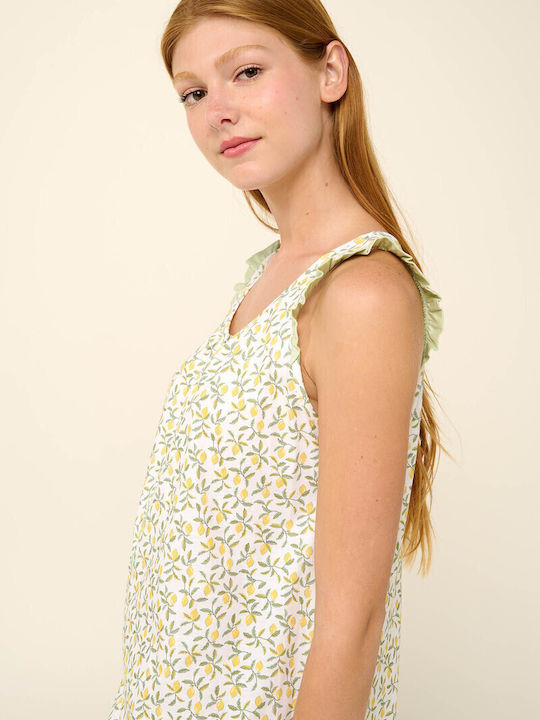 Vamp Summer Women's Nightdress Green Fog