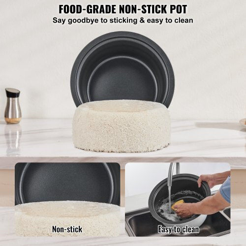 Vevor Rice Cooker 1.6kW with Capacity 10lt