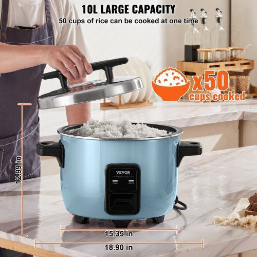 Vevor Rice Cooker 1.6kW with Capacity 10lt