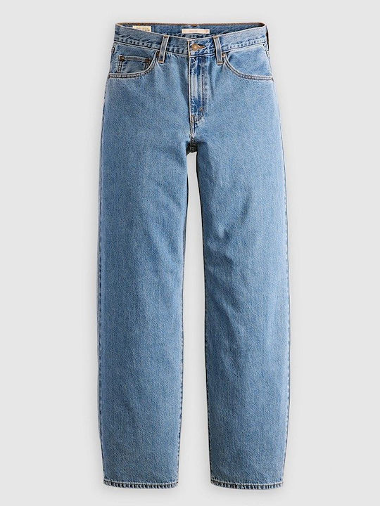 Baggy Dad Women's Jean Trousers in Dad Fit Indigo