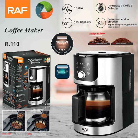 Raf Προγραμματιζόμενη Καφετιέρα Φίλτρου 1050W