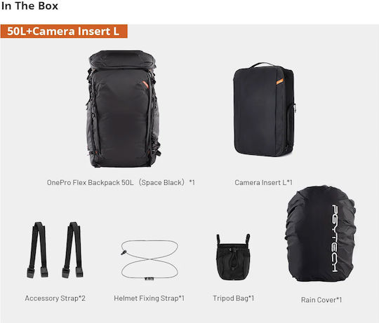 PGYTECH Kamerataschen & -hüllen Rucksack Für Fotokamera Schwarz