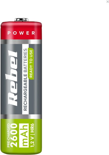 Vipow Rechargable Battery AA Ni-MH 2600mAh 1.2V 1pcs