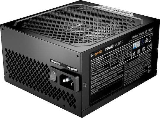 Be Quiet Power Zone 2 1000W Black Computer Power Supply Full Modular 80 Plus Platinum