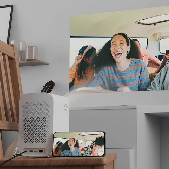 HP CC360 Мини Проектор LCD Full HD LED Лампа с Wi-Fi и Вградени Говорители AMY.PCS.0509