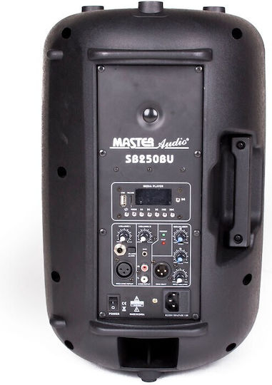 Master Audio SB250BU Active Speaker PA 200W with Woofer 10" 29.5x24x46cm.