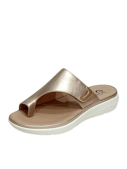 Sandale Casual Damă Aurii