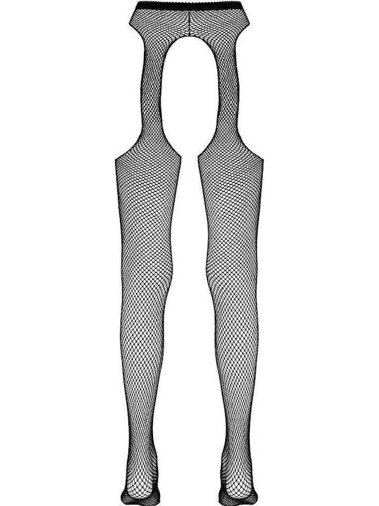 Cottelli Collection Fishnet Open Tights Sexy Καλσόν Μαύρο